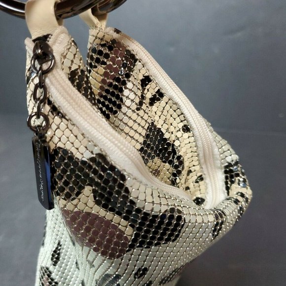 Whiting Davis Mesh Bracelet Bag Pattern Python - Picture 7 of 7